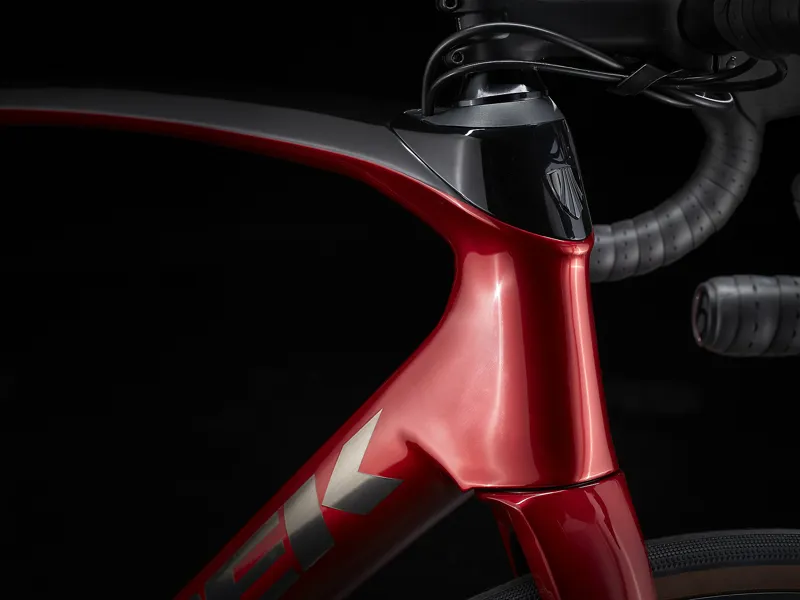 TREK Domane SL 6 Gen 3 Road Bike in Crimson and Trek Black-5